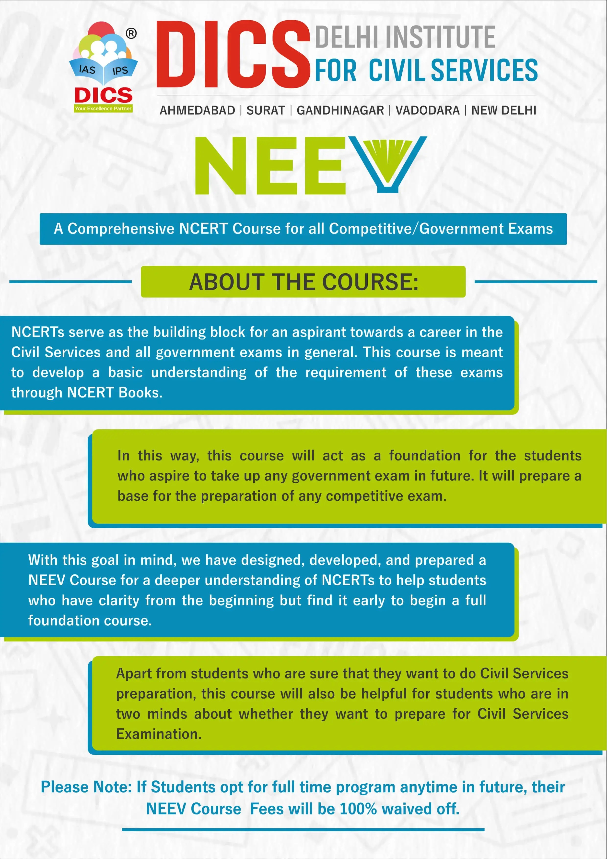 NEEV (NCERT foundation course )
