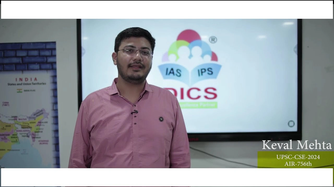 Hear it from our achiever! UPSC ALL INDIA RANK – 756, KEVAL MEHTA